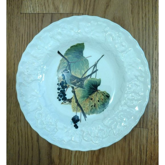 Alfred Meakin Birds of America Plate, 1940s, England, Audubon, Sparrow, #114 - Picture 1 of 6